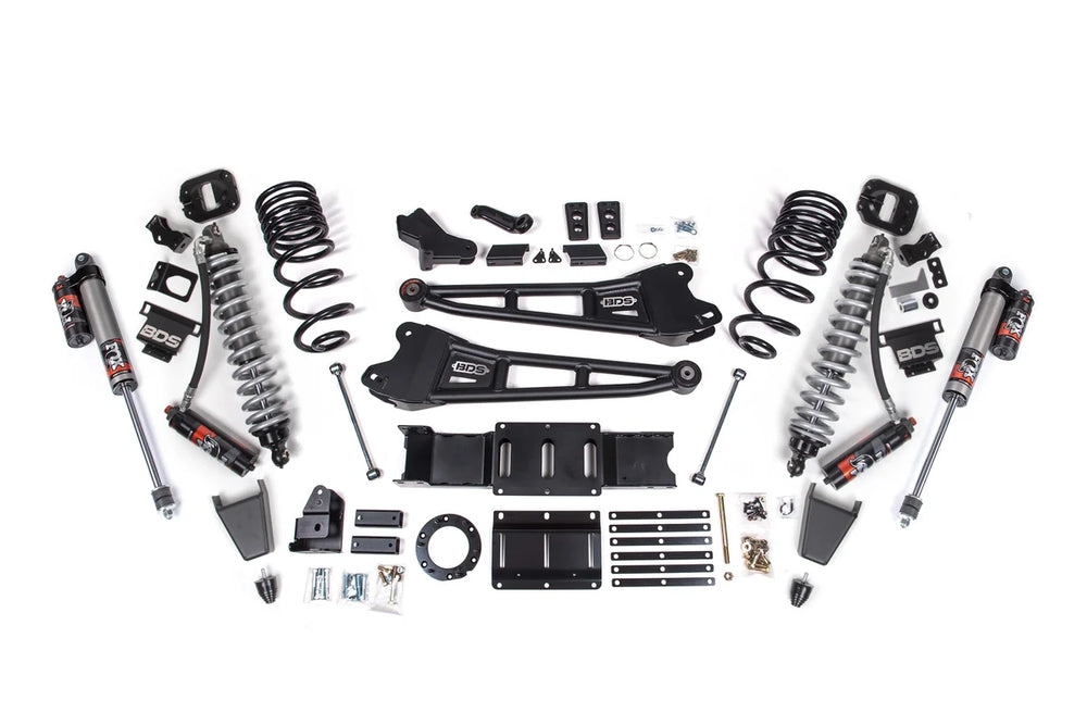 4-Inch Radius Arm Lift Kit w/ FOX 2.5 Coil-Over & Elite Rear Shocks