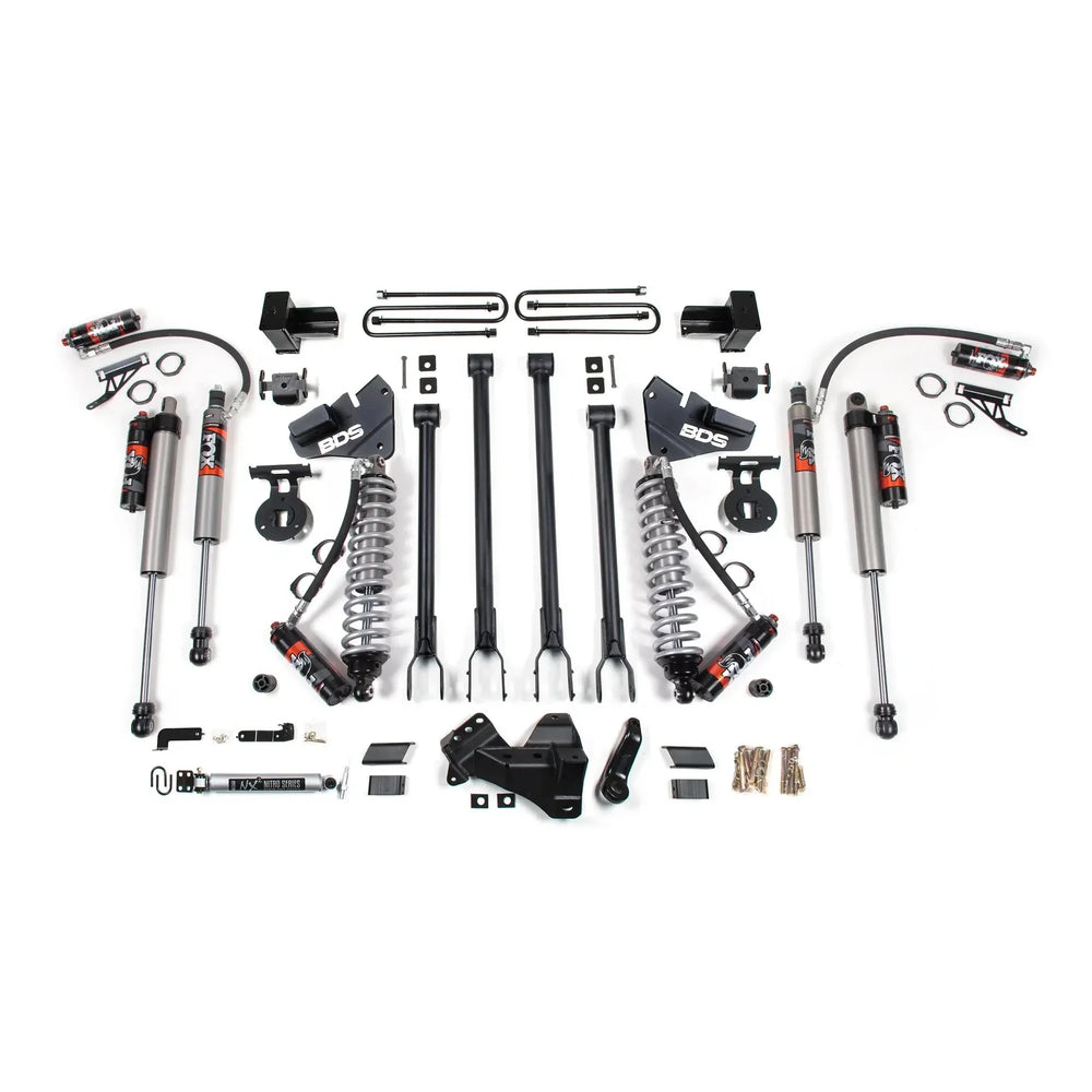 4 Inch Lift Kit with FOX 2.5 Performance Elite Coil-overs
