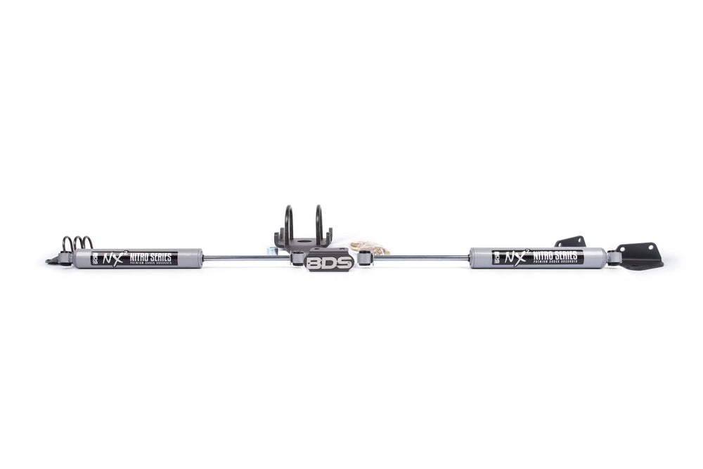 Dual Steering Stabilizer Mount Kit w/ NX2 Shocks