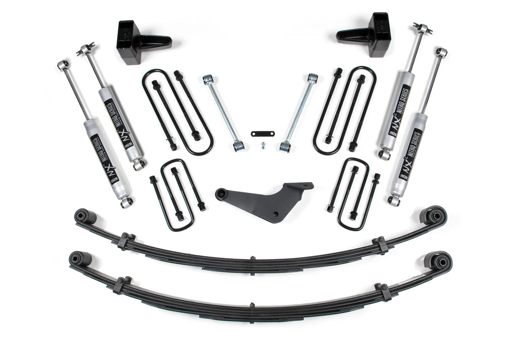 4-Inch Lift Kit with Leaf Springs and Shocks