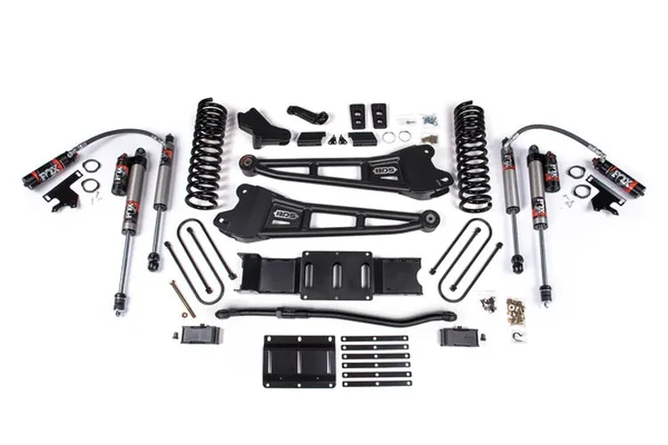 4 Inch Radius Arm Suspension Lift Kit w/ Fox 2.5 PES Shocks