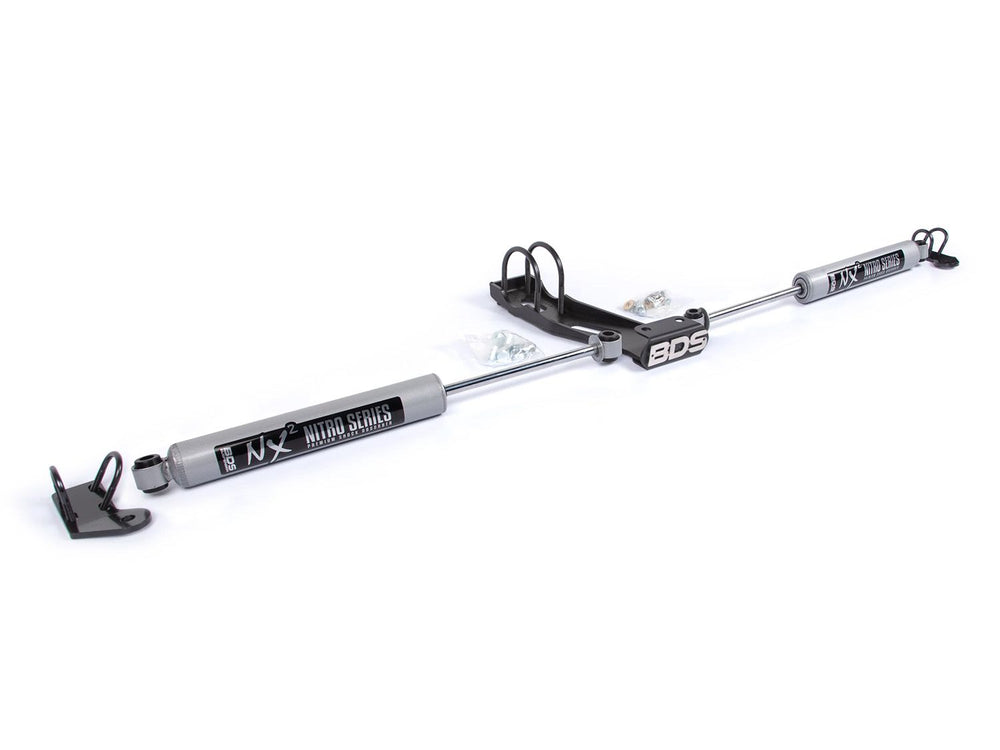 Dual Steering Stabilizer Mounting Kit with NX2 Shocks