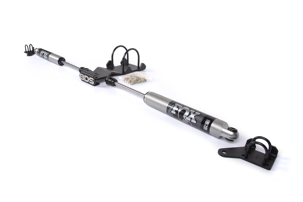 Dual Steering Stabilizer Mounting Kit w/ FOX 2.0 Shocks