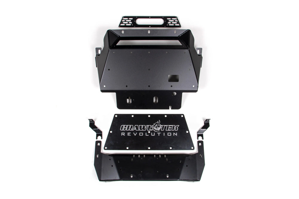 CrawlTek Revolution Blaze Skid Plate with Winch Mount