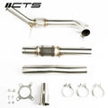 3" Stainless Steel Downpipe w/ 200-Cell Cat