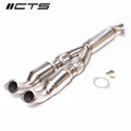 Y-Pipe/Mid-Pipe with High-Flow Catalytic Converters and