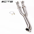 Y-Pipe/Mid-Pipe with High-Flow Catalytic Converters and
