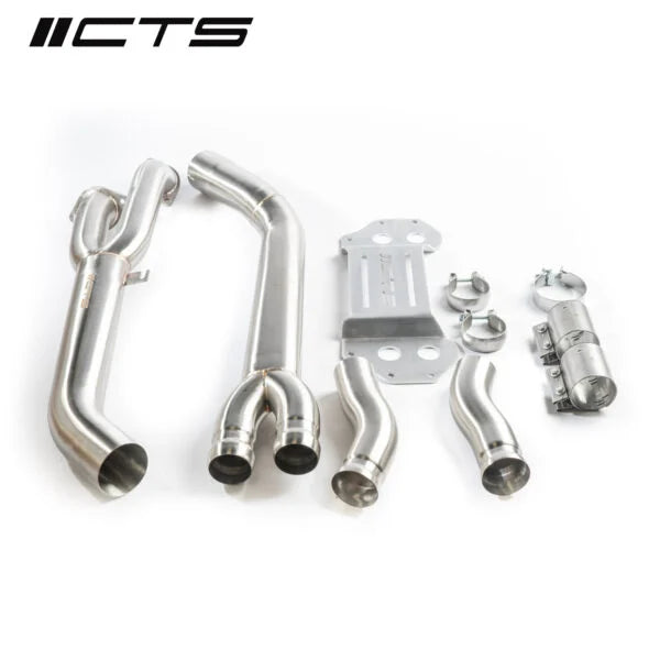 S58 G80 M3/G82/G83 M4 Single Mid Pipe with Brace