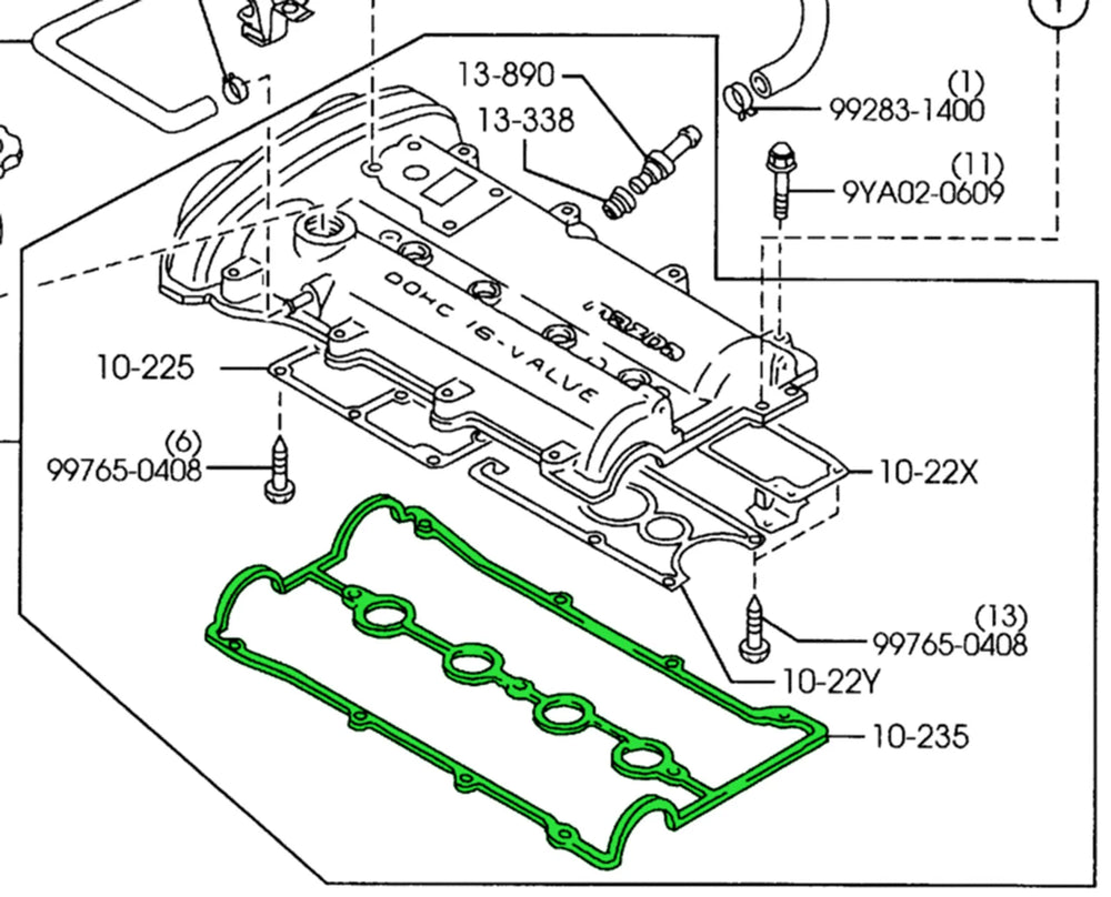 VVT Valve Cover Gasket