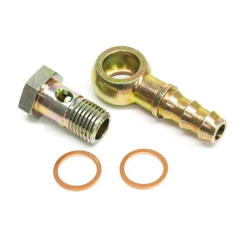14mm Banjo Fitting to 3/8" Barb