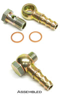 14mm Banjo Fitting to 3/8" Barb