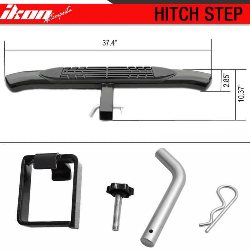 Carbon Steel 2-Inch Receiver Step Bumper Guard
