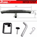 Carbon Steel 2-Inch Receiver Step Bumper Guard