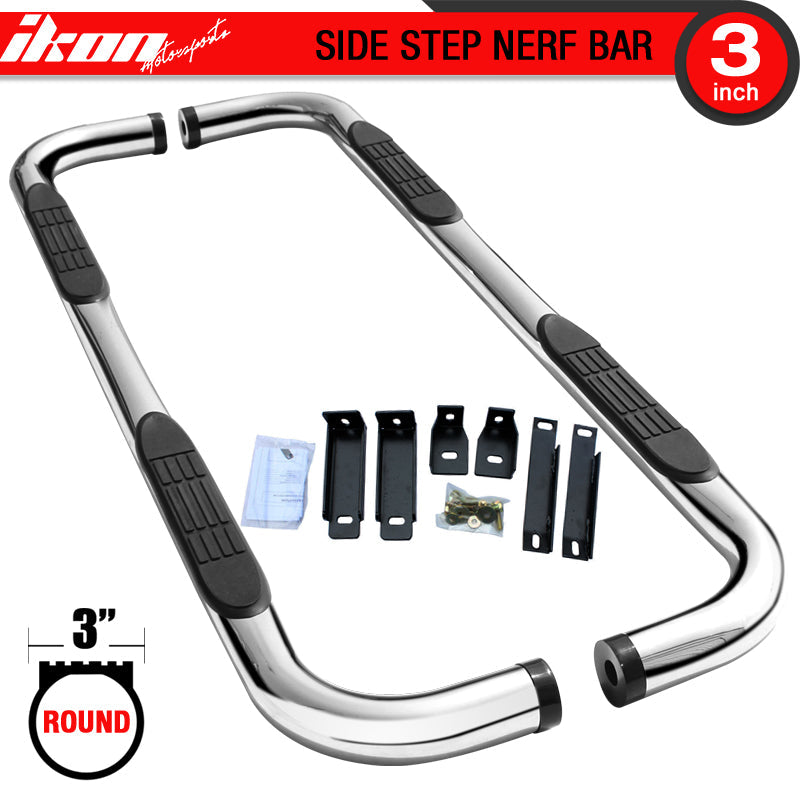 3'' Side Step Bars T304 Stainless Steel