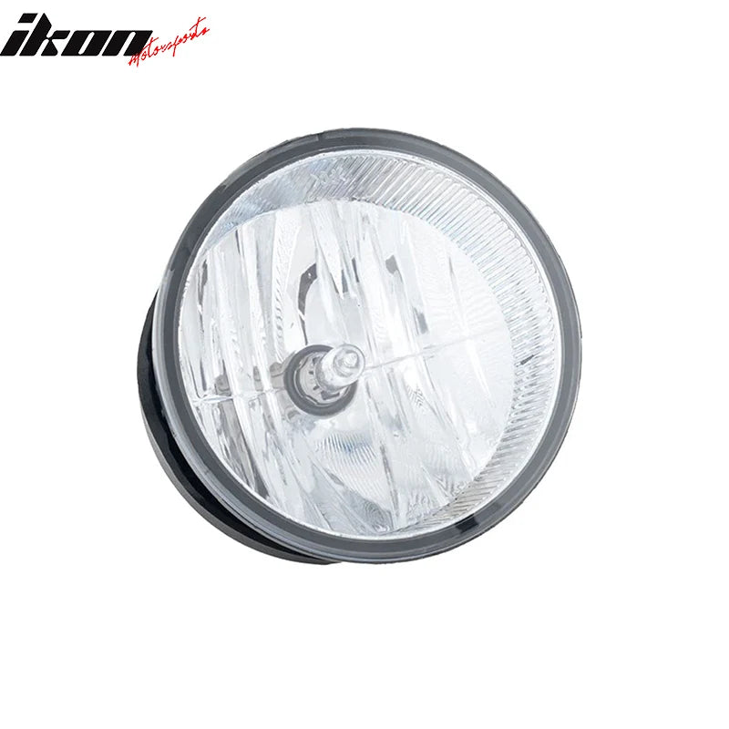 Black Housing Clear Lens Fog Lights