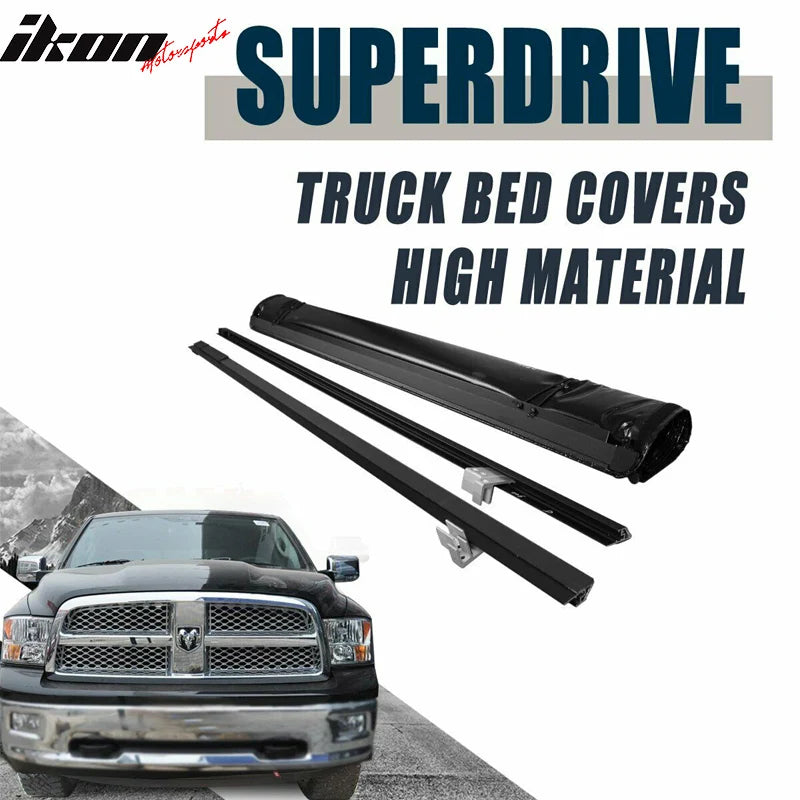 Soft Roll-Up Tonneau Cover, 6.4ft Bed