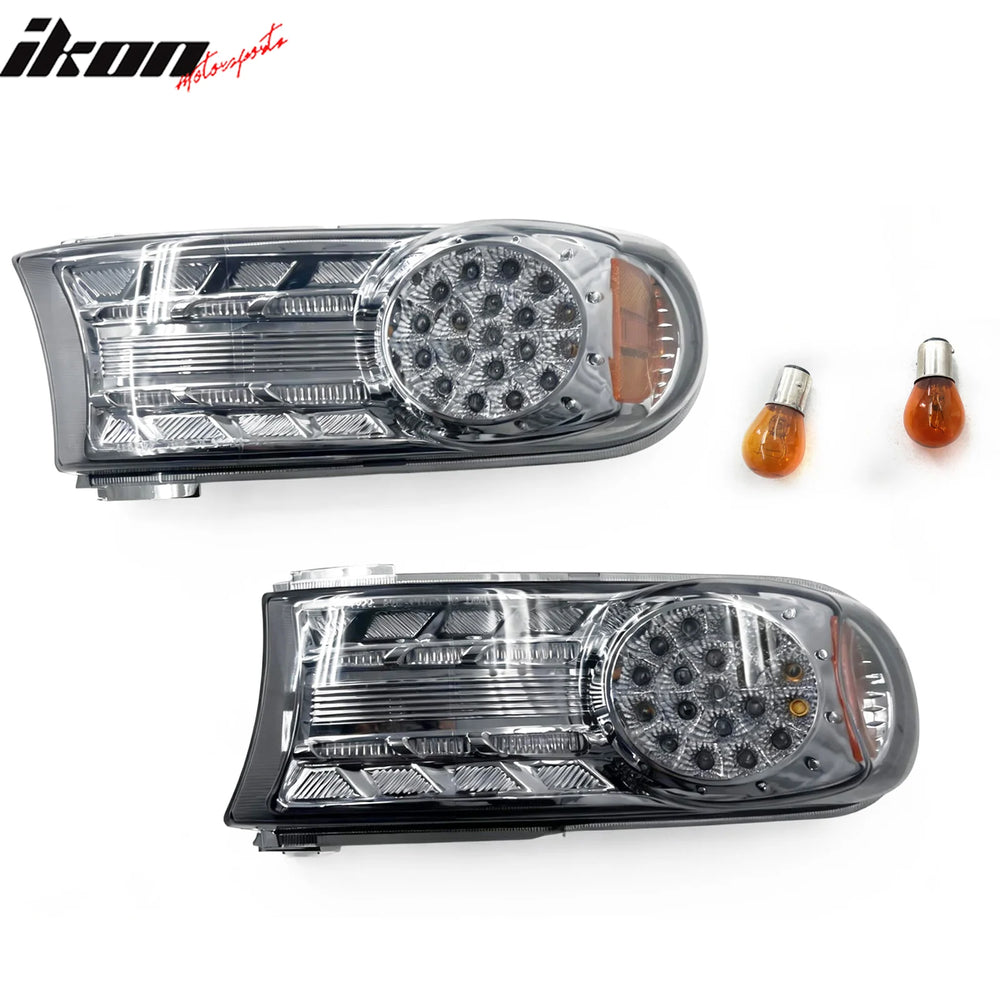 LED Parking Lights, Black Housing Smoke Lens