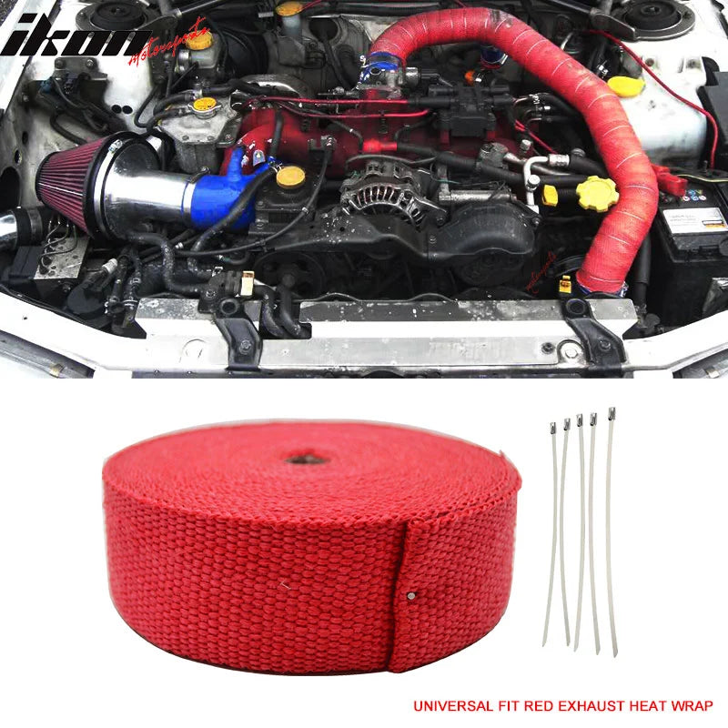 50-Foot Red Exhaust Heat Wrap