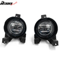 Front Bumper Fog Lights, Black Housings, Clear Lenses