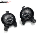 Front Bumper Fog Lights, Black Housings, Clear Lenses