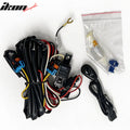 Front Bumper Fog Lights, Black Housings, Clear Lenses