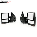 Power Heated LED Towing Mirrors w/ Puddle Lights