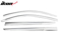 Chrome ABS Window Visors Set of 4