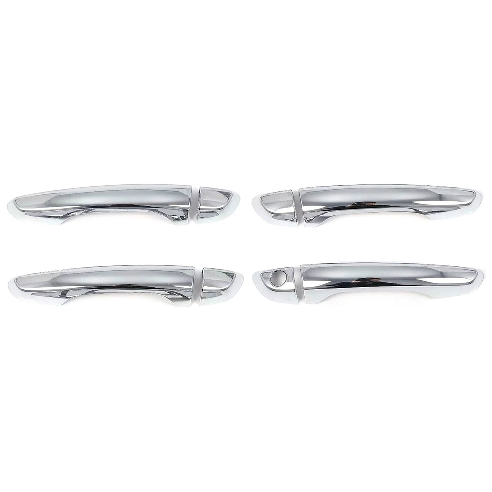 Chrome Door Handle Covers (1-Keyhole, 8-Piece)