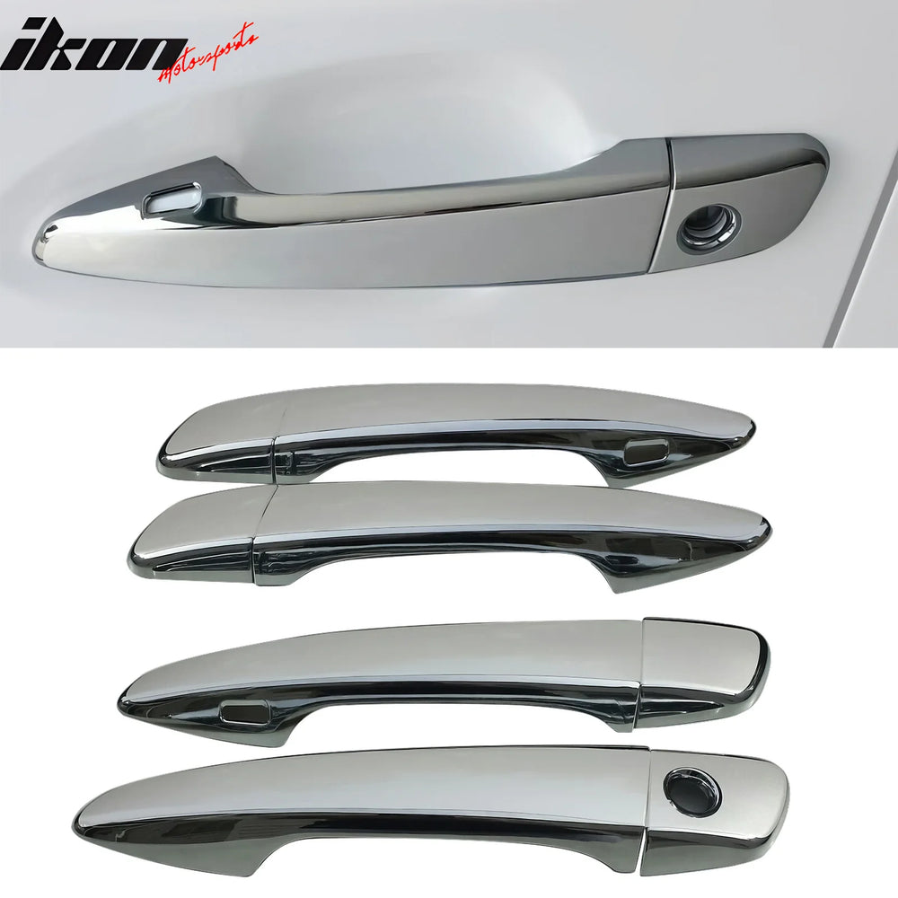 Chrome ABS Door Handle Cover Set (Single Key Hole)