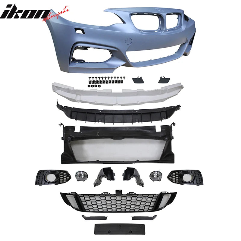 M Sport Style Front Bumper Cover with Fog Lights