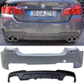 M-P Rear Bumper Cover with Twin Muffler Dual Outlet