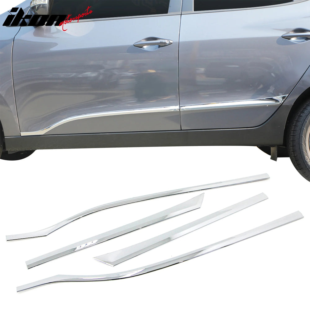 Lower Door Molding Chrome 4-Piece Set