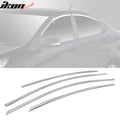 Chrome Window Top Molding Set