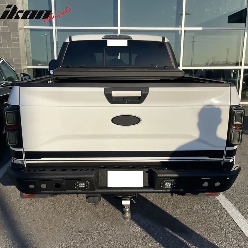 Rear Bumper Guard with LED Lights