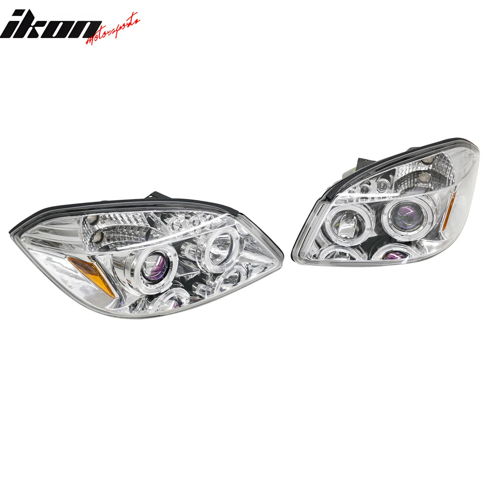 Projector Headlights with Dual Halo and Parking LEDs