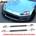 Adjustable Front Splitter Strut Rod Set