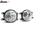Black Housing Clear Lens Fog Lights