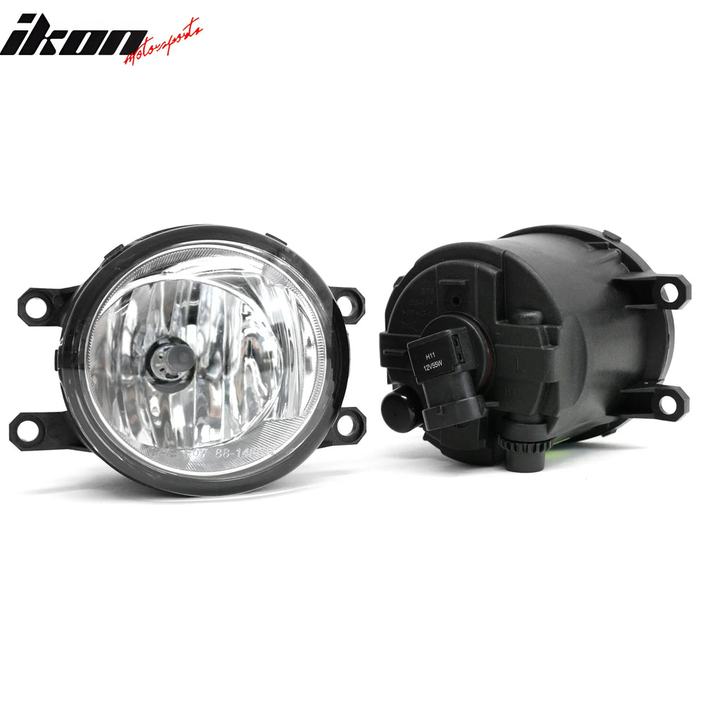 Black Housing Clear Lens Fog Lights