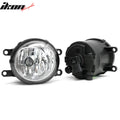 Black Housing Clear Lens Fog Lights