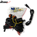 Black Housing Smoke Lens H11 Fog Lights Pair