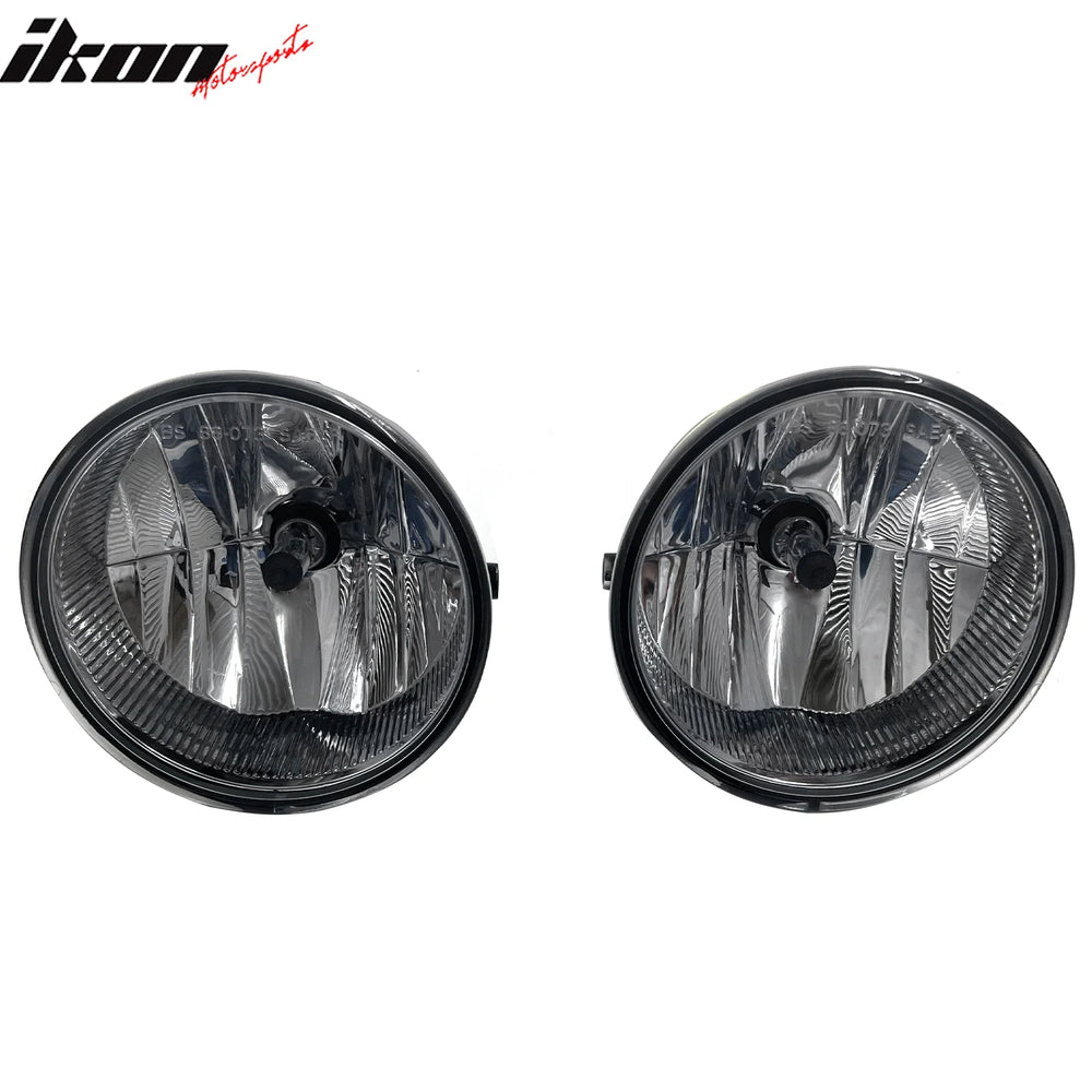 Black Housing Clear Lens Fog Lights