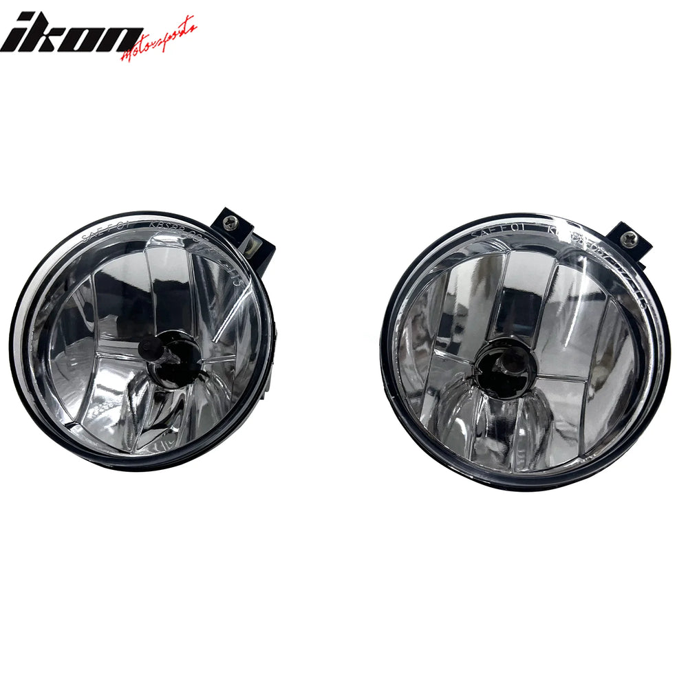 Black Housing Clear Lens Fog Lights