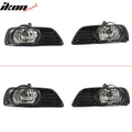 Front Bumper Clear Lens Fog Lights Pair