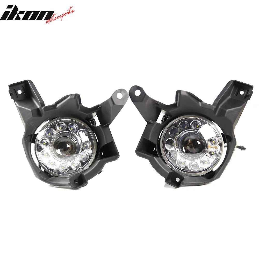 Clear Lens Fog Lights w/ H16 Bulbs