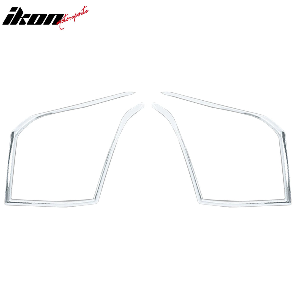 Chrome ABS Headlight Bezel Set