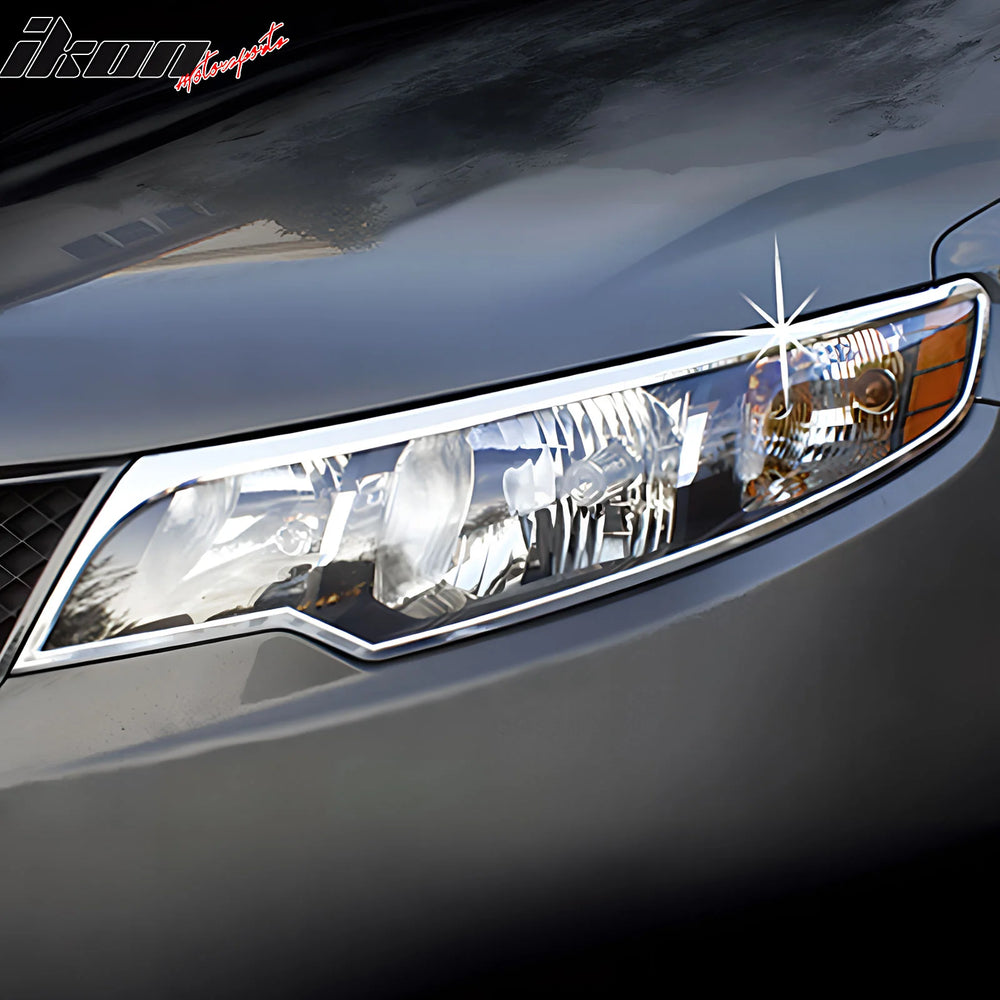 Chrome ABS Headlight Bezel Set