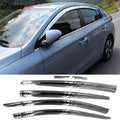 Chrome 6-Piece Window Visor Set