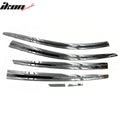 Chrome 6-Piece Window Visor Set