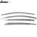 Chrome 6-Piece Window Visor Set