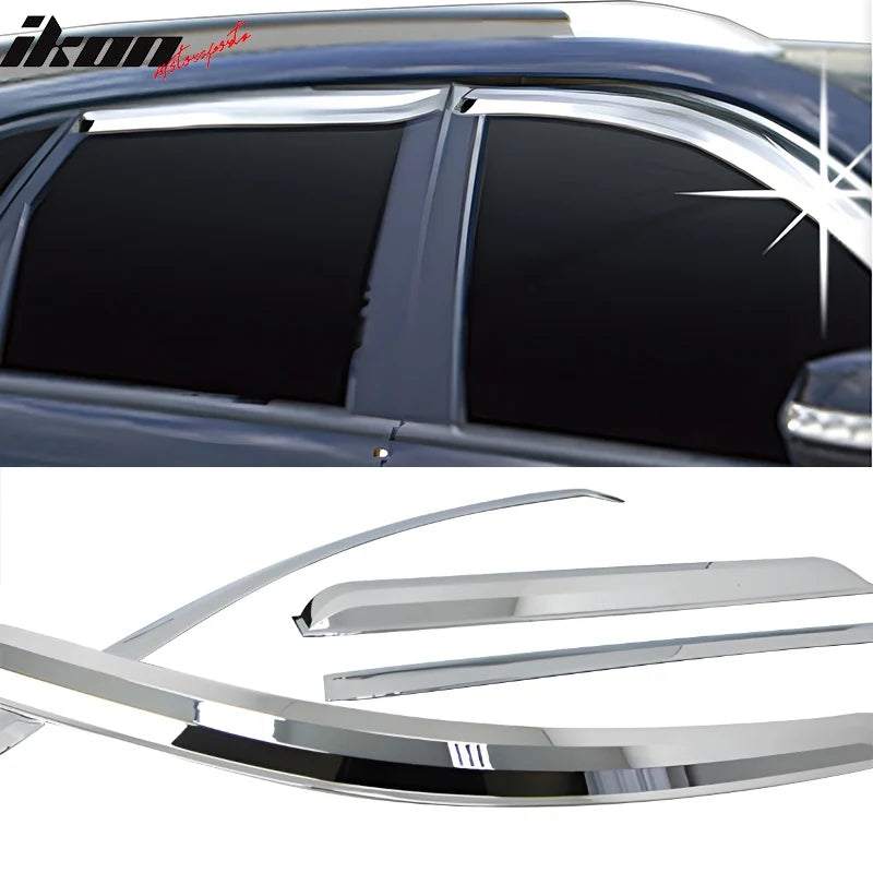 Chrome Window Visors